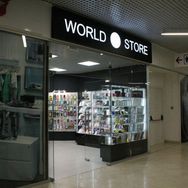 Фото, Торговое оборудование Рекламная вывеска магазина World STORE, №2