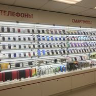 Фото, Торговое оборудование для магазинов сотовой связи, Салон сотовой связи МТС 2018г.