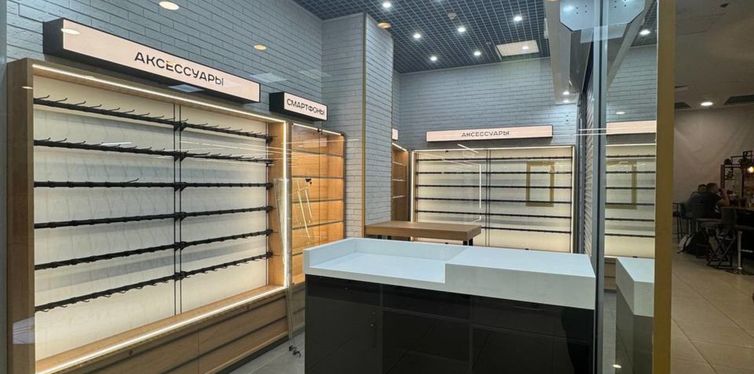 Фото: торговое оборудование салон телефонов и аксессуаров, №2